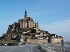 du Mont Saint-Michel à Saint-Malo  - Arrivée par la digue