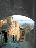 du Mont Saint-Michel à Saint-Malo  - Arrivée à l'entrée de l'abbaye