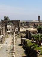 Bosra - Arc d'Antonin, Mosque d'Omar