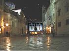 Dubrovnik  - glise Saint-Blaise  gauche et Palais Sponza