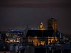 nuit sur l'Institut du monde arabe - Centre Pompidou, Saint-Gervais-Saint-Protais, Montmartre