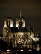 nuit sur l'Institut du monde arabe - Cathdrale Notre-Dame de Paris