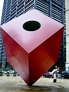 New-York - Le Cube d'Isamu Noguchi (1968)