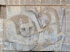Persépolis - Lion attaquant un taureau
